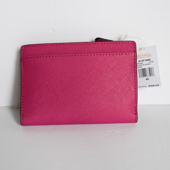 Michael Kors Bags Michael Kors Card Case Carryall Wallet Hot Pink